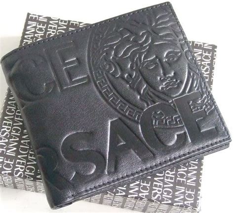 replica versace wallet mens|gianni Versace wallet price.